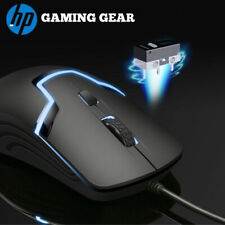 HP M100S Wired USB Gaming Mouse, Optical, RGB, Ergonomic, DPI up to 1600, black picture