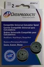 Dataproducts R3027-2 Calculator Spool, Red/Black, 2/PACK, DPSR30272 (SHIPS FREE) picture