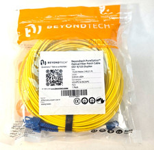 BeyondTech PureOptics 3.0mm Fiber Patch Cable OS1 9/125 15m 49ft BTPLCUSCU-0DDF picture