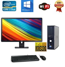 FAST Dell Optiplex Windows 10 Desktop Computer Tower C2D 8GB 500GB WiFi 23