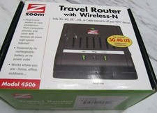 Zoom Travel Router with Wireless N (Model 4506) 150 Mbps 1-Port 10/100 picture