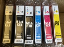 GPC Image 6 Pack Compatible Ink Replacement for HP 564XL DeskJet 3520 3522 picture