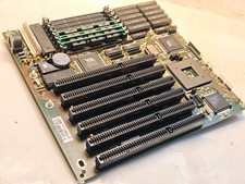 386/486 PGA169 *256 KB Cache* Motherboard FIC 4386-VC-HD w Am386DX-40 CPU+ 4 MB picture