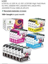 BINKSYLER 15-Pack LC203 Ink Cartridges, High Yield Replacement for Brother READ picture
