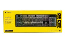 Corsair K55 Core Mechanical Gaming Keyboard RGB Lights PC MAC XBOX picture