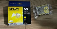 Epson 69 T069420 Yellow Stylus WorkForce Printer Ink Cartridge Standard Capacity picture