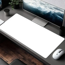 1pc Non-Slip Washable Gaming Desk Mat with Bow Mouse Pad - Pink & Black Check picture