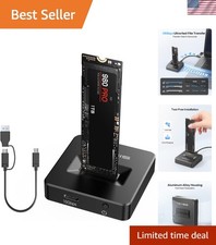 ACASIS 10Gbps M.2 NVMe & SATA SSD to USB Docking Station, NVMe SSD Reader picture