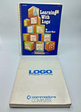 Logo: A Language for Learning & Learning with Logo - 2 VTG Commodore 64 Books picture