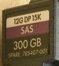 20PCS 785099-B21 HP 300GB 15K RPM 12G SFF 2.5 disk shelf head label picture