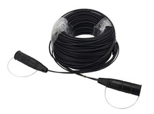 Armored Fiber Optic Cable ST to ST 2 Strands Single Mode with Protective Cap picture
