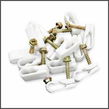 Steren Dual Coax Steren Grip-Clip White 100 Pack - 200-964WH picture