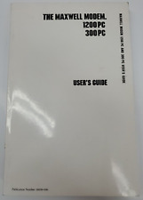 The Maxwell Modem 1200 PC 300PC User's Guide VTG 1984 Initial Issue picture