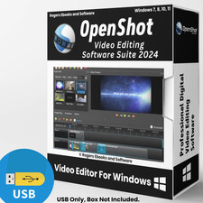 Open Shot Video Editor 2024 | Pro Video Editing Software Suite for Windows USB picture