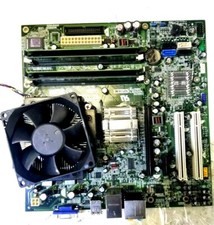 DELL 0CU409 MOTHERBOARD + 1.8GHz INTEL DUAL CORE SLA8Z CPU + 4GB RAM + H/S + FAN picture
