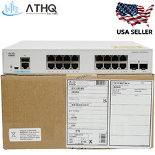 Cisco Refresh C1000-16T-2G-L 16-Port Gigabit L2 Managed Ethernet Switch 2 SFP picture