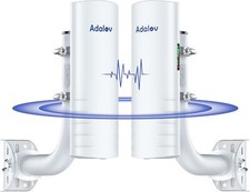 AdaLov CPE361 5KM Outdoor Wireless Bridge (2 Pack) 14dBi Antenna + 2x1Gbps Ports picture