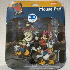VINTAGE DISNEY MICKEY UNLIMITED 3-D PLUS MOTION COMPUTER MOUSEPAD New picture