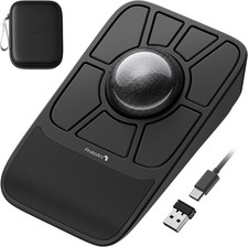 ProtoArc EM06 Wireless Trackball Mouse, Tri-Mode Wired/2.4G/Bluetooth picture