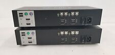 Lot 2 Iogear 2-Port Dual View DisplayPort Secure KVM Switch GCS1422TAA3 TESTED picture