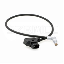 Right Angle 30cm 2 Pin Female Rotatable To DTap Power Cable Fits RED Komodo picture