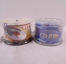 Lot Of Two CD-R 50 Packs 16x 700MB 80 Minutes Compact Disc Recordable New picture