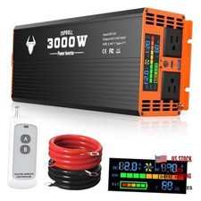 3000W Power Inverter Car/Home 12V DC to 110V/120V AC Car Converter 3000W Y picture