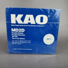 KAO MD2D Double Sided Double Density 48 TPI 10 5.25